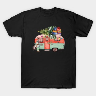 Christmas And Camping T-Shirt